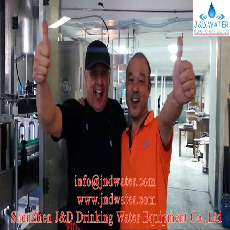 Shenzhen J&D Drinking Water installed and commissioned bottle water liner in Canada